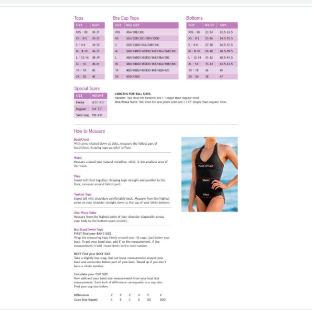 NWT Athleta Exotic Fuchsia Molded Prism Back Tankini Top Quick Dry - Picture 7 of 8
